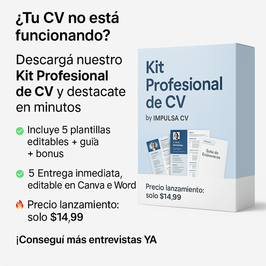 Kit Profesional de CV – by Impulsa CV